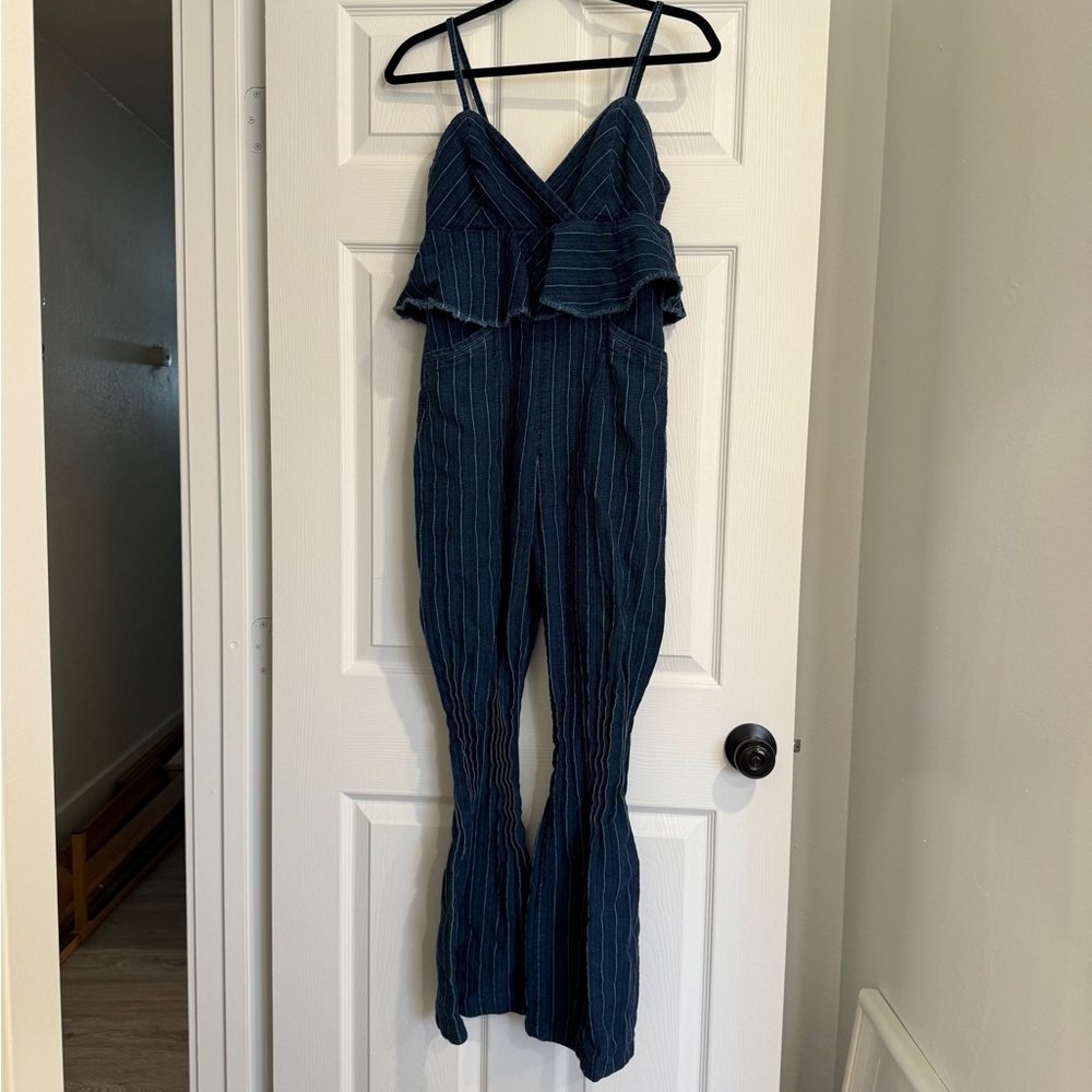 Anthropologie Flare Jumpsuit